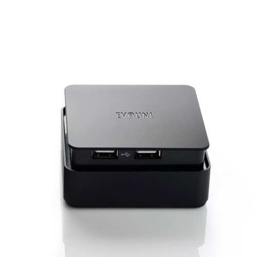 EVOUNI_Push-push Card Reader + USB Hub_Black
