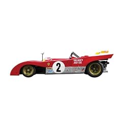 Dickie-Schuco 413312010 - True Scale - Set Ferrari Sebring 1:43 2 Modelle Ferrari 1970 512S & 1972 312PB, Gewinner Sebring, mit Unterschrift von Mario Andretti, Fujimi Resin Collection, Limited Edition: 999 St�ck, geschlossener Karton