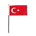 Turkey Flag 4 x 6 inch