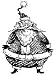 A Nervous Santa Claus Mounted Rubber Stamp
