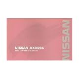 1990 NISSAN AXXESS Owners Manual User Guide by Nissan