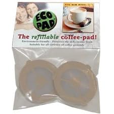 Click here to buy New Improved Brown Ecopad, the Refillable Coffee Filter for the Senseo by Ecopad.