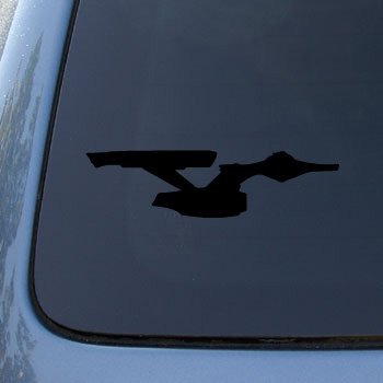  ENTERPRISE 2 - Star Trek - Vinyl Decal Sticker #A1395 | Vinyl Color: Black