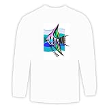 Long Sleeve T-shirt with marine, ocean, sea, fish, tropical