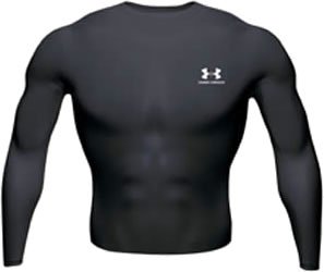 UNDER ARMOUR(アンダーアーマー) コールドギア クルーネック 0511 黒 MD