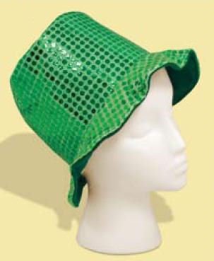 St. Patrick's Day Green Sequin Hat