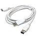 Apple iPod 3G, 4G, Mini, Photo and U2 USB / 1394 Firewire Data Y Cable