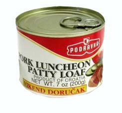 Pork Luncheon Patty Loaf, 200g