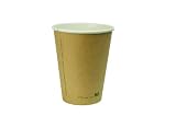 Vegware 12-Ounce Kraft Cup, 50-count Package
