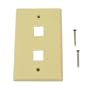 Belkin 2-Position Keystone Plastic Faceplate