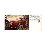 1969 ROLLS ROYCE SILVER SHADOW Sales Brochure Book by RollsRoyce