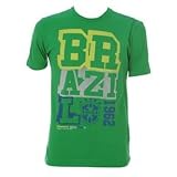 Brazil 3434 Crew T Shirt Mens Green Extra Lge
