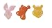Winnie the Pooh Molded Cupcake Rings - 12ct