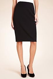 Back Zip Detail Pencil Skirt