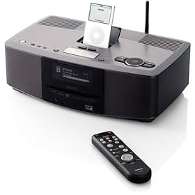 Denon S-52 Wireless Network Music System with Built-in Speakers and Alarm Clock