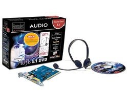 Childrens Toyshop  Computer : HERCULES Sound Card Gamesurround Muse 5.1 DVD + Headset + Skype