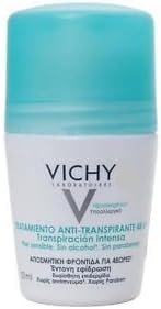 4x Vichy Deodorant Anti-perspirant 48 Hour Roll on 50ml Love Your Skin Fast Shipping