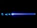 Led Laser Schwert Licht Schwert Leuchtschwert Star Wars länge 75 cm blau