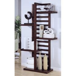 Display Bookcase in Cappuccino - Coaster