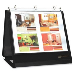 LIO40008BK - Binder-R-Easel, 1 Rings, Horizontal, 11x8-1/2, Black
