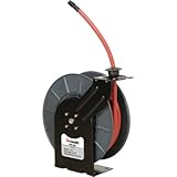 Reelworks Plastic Spring-Driven Hose Reel - With 50-Ft. Hose