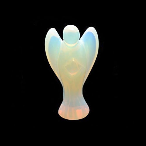 Beautiful Opalite Pocket Guardian Angel 4.5cm,CHAKRA GEMSTONE NATURAL CRYSTAL HEALING GIFT by rix healing
