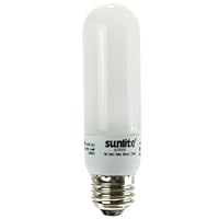 Sunlite SLT7/27K 7 Watt Tubular Spiral EnergySaving CFL Light Bulb, Medium Base, Warm White
