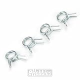 Du-Bro 677 Fuel Line Clips For Medium 3/32 I.D. Tubing (4-Pack)