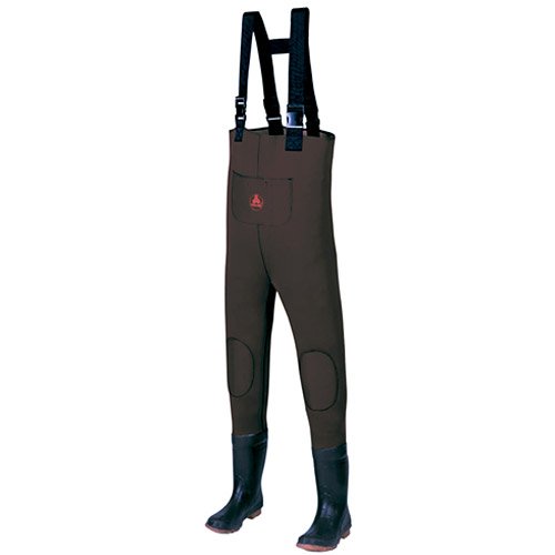 Pro Line Men's Marsh Creek Neoprene Chest Waders Deep-cleated Rubber Sole Dark Brown
