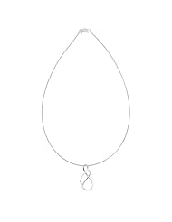 Sterling Silver Double Twist Slide Pendant Necklace, 16"