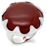 Size 9 Ruby Semi-Precious Sterling Silver Ring