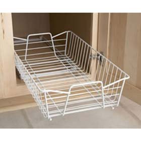 14 In. White Cabinet Organizer