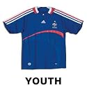 France 07-09 Home Youth Soccer Jersey
