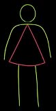 GlowGirl Costume Adult Costume - Womens Small (4-6)