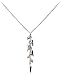 Kit Heath Sterling Silver 90CVRQ Ladies White & Pink Freshwater Pearl Rose Quartz Necklace
