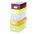 Set of 5 Plastic Organizer Boxes