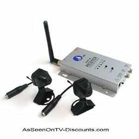2.4ghz Wireless Hidden Pinhole Color 2 Camera System
