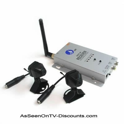 2.4ghz Wireless Hidden Pinhole Color 2 Camera System