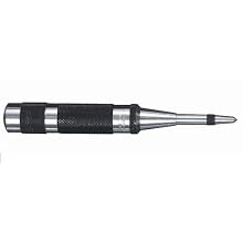 Starrett 18AA Automatic Center Punch With Adjustable Stroke, 4" Length, 7/16" Diameter
