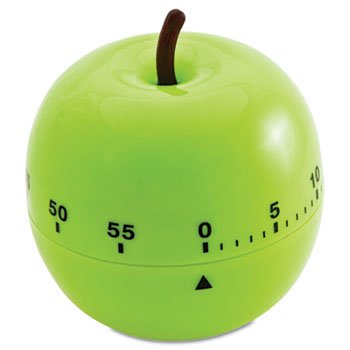 New-Baumgartens 77056 - Shaped Timer, 4 1/2 dia., Green Apple - BAU77056