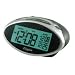 Elgin ELGIN LCD ALARM CLOCKCLOCK EAGLE/SILVER CLOCK EAGLE/SILVER (Personal & Portable / Clocks)