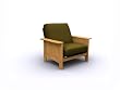 Cottage Grove Jr. Twin Golden Oak Chair By Elite Furniture