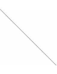 Genuine .925 Sterling Silver 1mm Round Cable Chain 18 Inch Length 3.4 Grams. 100% Satisfaction Guaranteed.