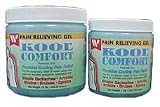 Kool Comfort Pain Relieving Gel an External Pain Relieving Coolant Gel for the Temporary Relief of Minor Aches and Pains of Joints and Muscles Associated with Arthritis, Backache, Bruises, Bursitis, Leg Cramps Muscle Spasms, Strains, Sprains and Sports Injuries - Total of 24oz #3152