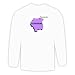 Long Sleeve T-shirt with map, paramaribo, vector