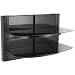 Sanus Systems VF5022-B1 Dual Column Wall-Mounted Furniture Component with 2 Shelves
