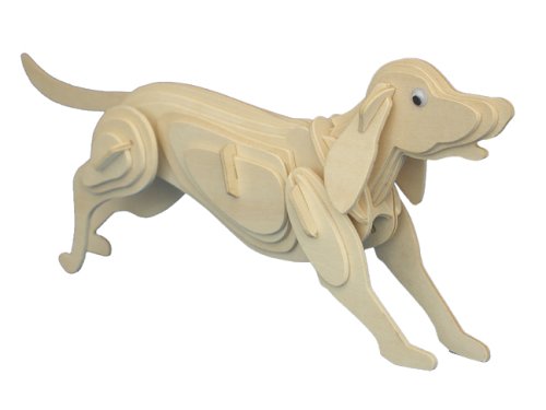 Childrens Toyshop  Toys : Dog - Woodcraft Construction Kit