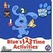 Blue's Clues Blue's 123 Time Activities