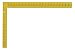 Tools & Hardware : Swanson Steel Rafter Square 16-Inch X 24-Inch (Yellow with Black Gradations)