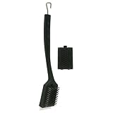 Mr. Bar-B-Q Tough Brush Grill Brush with 1 Extra Head